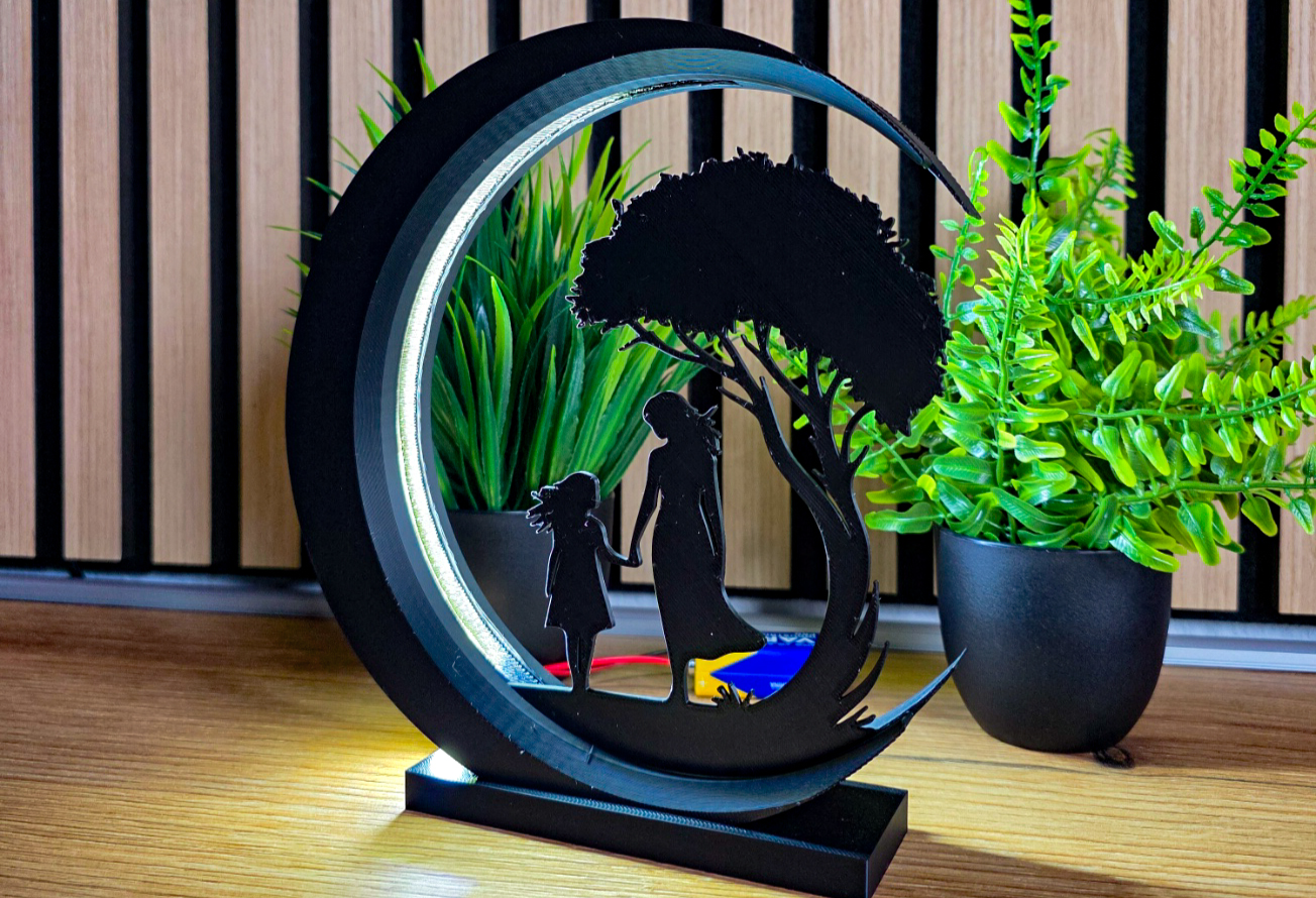 Lampe Mère et fille